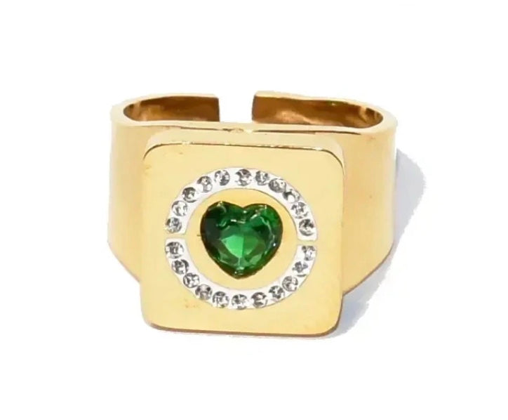 Åben ring i stål