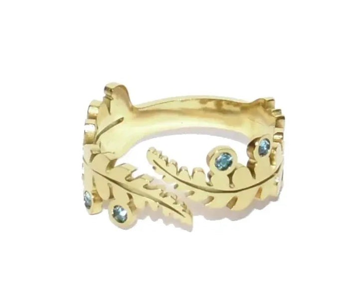 Åben ring i stål