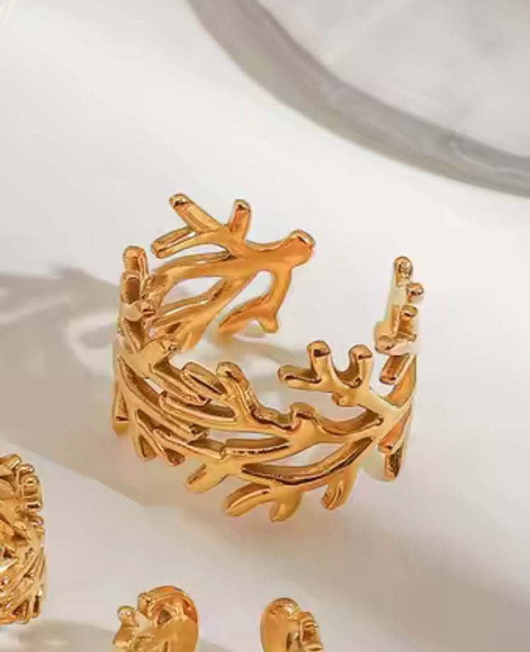 18 karat forgyldt armbånd i stål