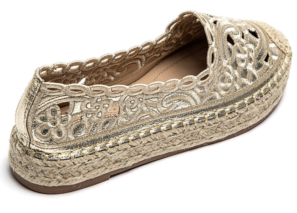 Broderede espadriller