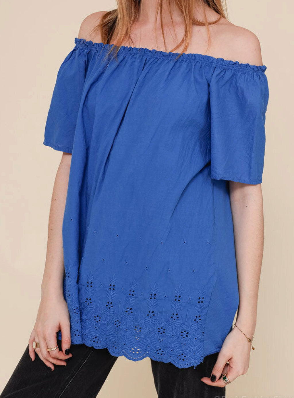 Onesize top med blonde