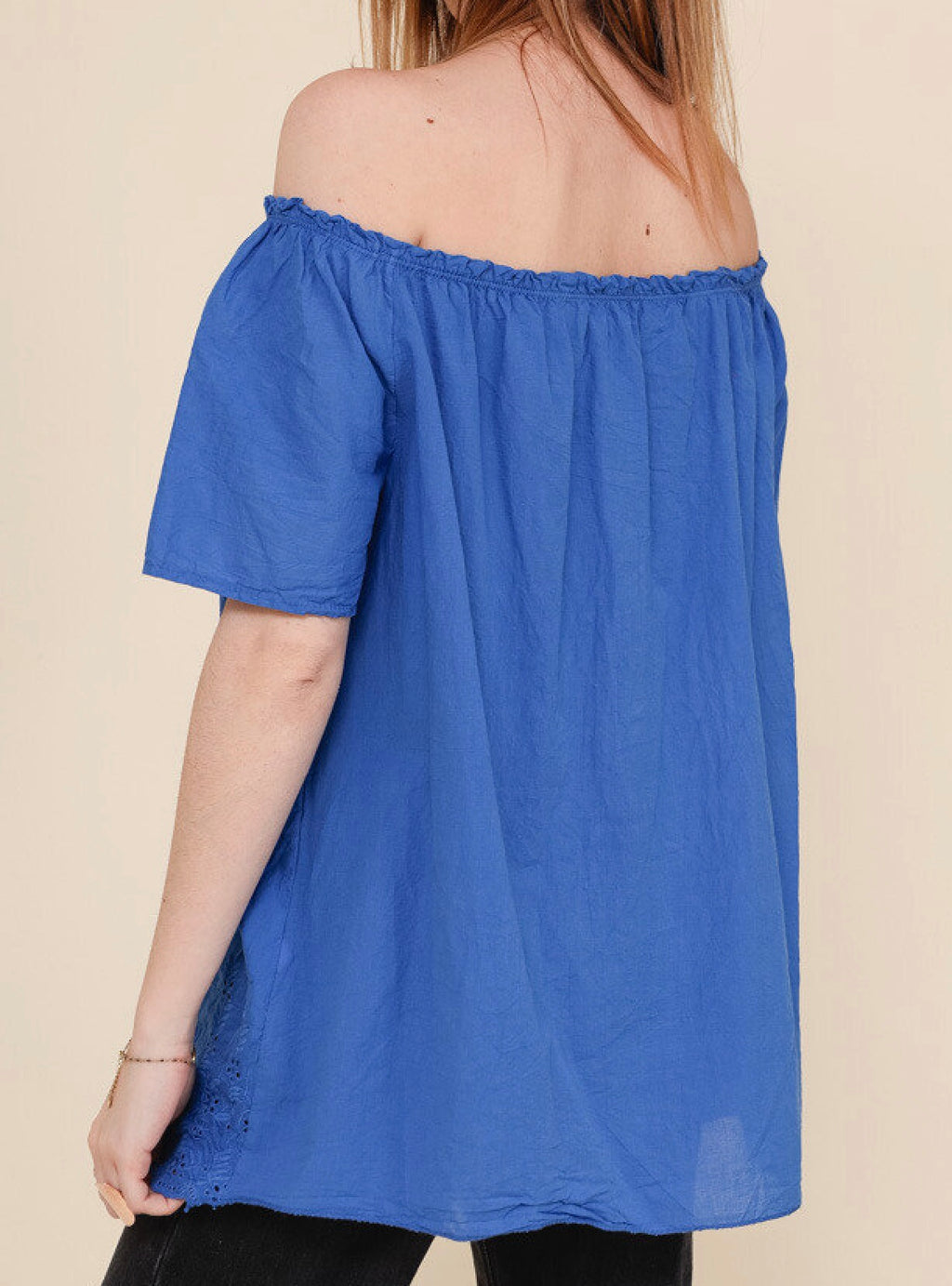 Onesize top med blonde