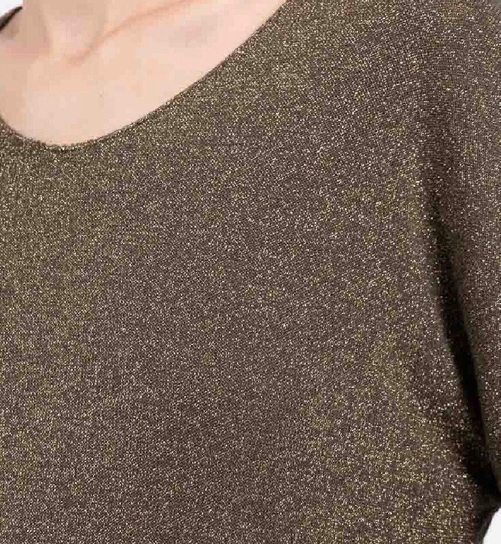Shiny strikket bluse