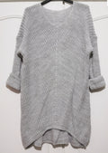 Chunky sweater med sølv