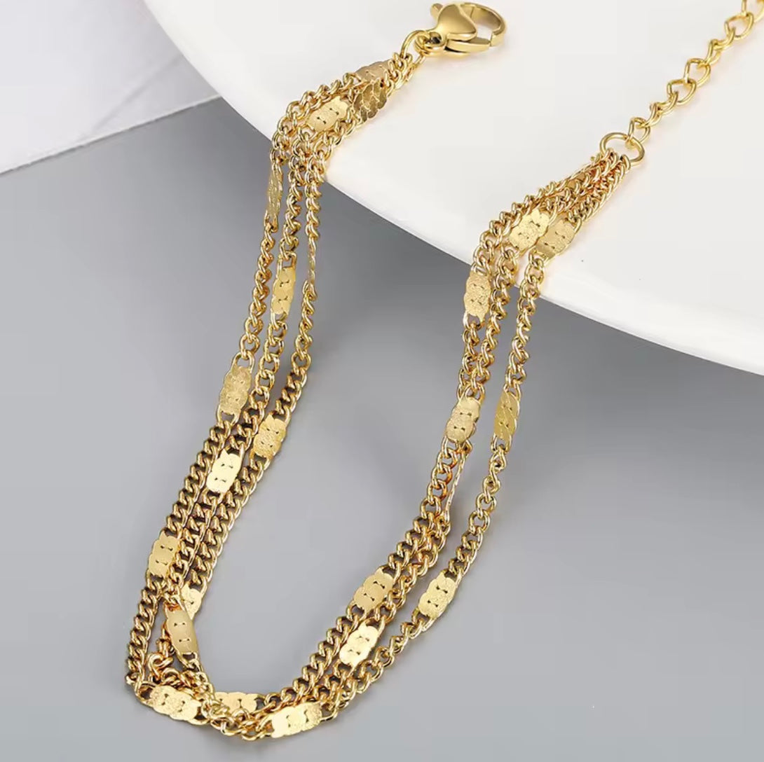 Armband 18 karat guldpläterat