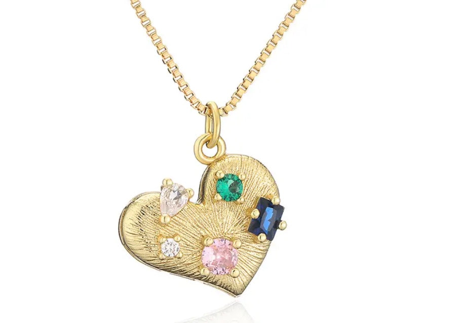 Halsband med zirkoner