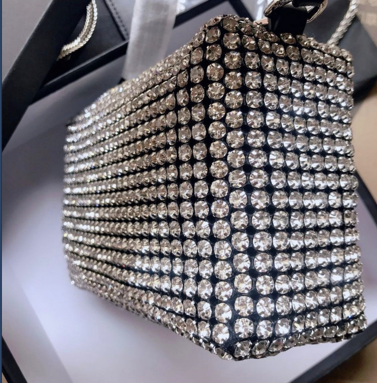 Väska med strass