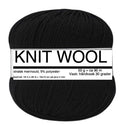KNIT WOOL fra Knitandmore BLACK