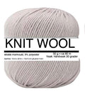 KNIT WOOL från Knitandmore FRENCH OAK