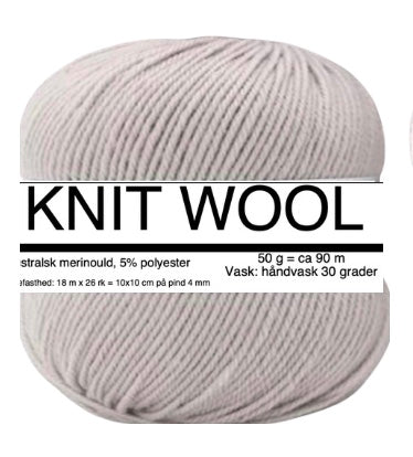 KNIT WOOL från Knitandmore FRENCH OAK