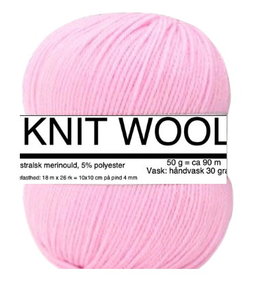 KNIT WOOL fra Knitandmore LIGHT MAGNOLIA