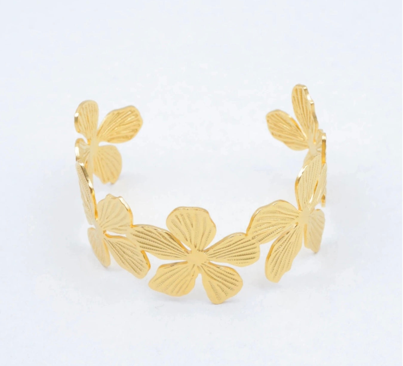 18 karat forgyldt armbånd i stål