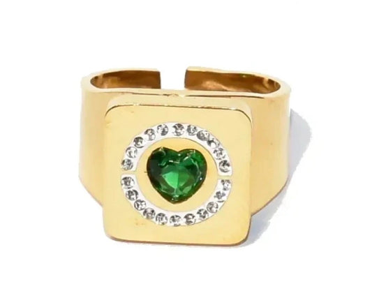 Åben ring i stål