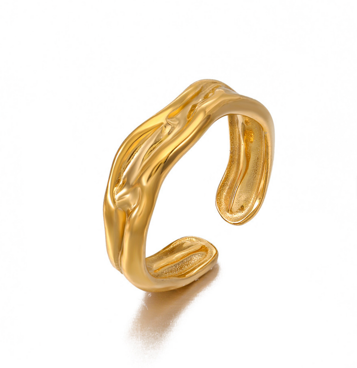 Åben ring i stål
