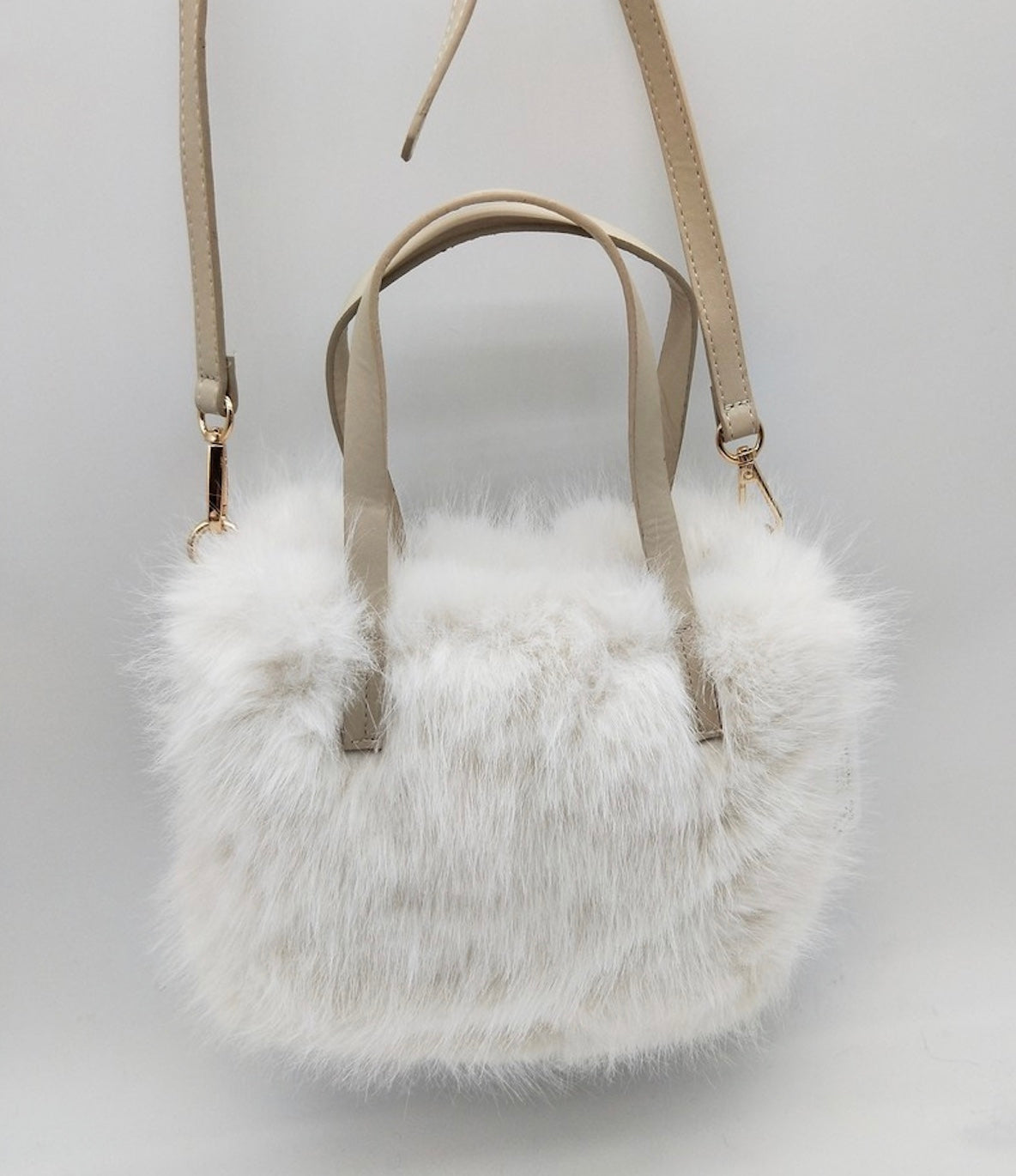 Taske i fake fur