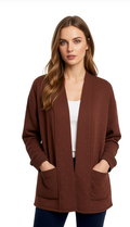 Cardigan med struktur
