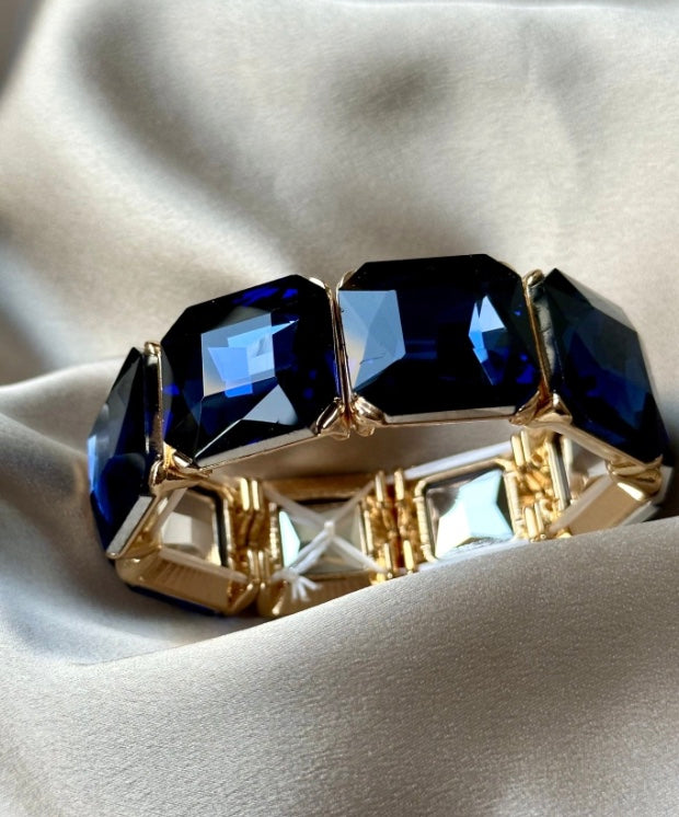 Statement armbånd med rhinsten