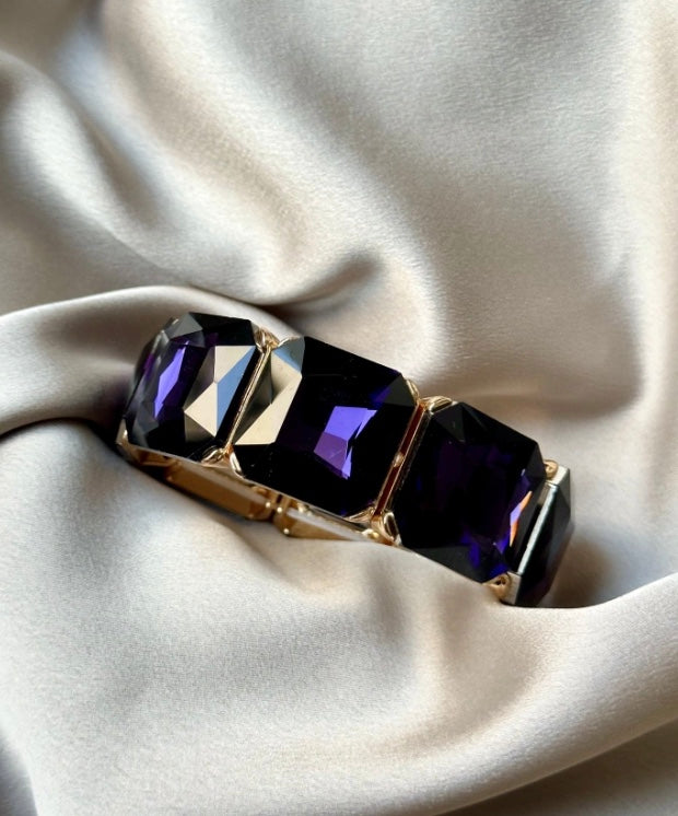 Statement armbånd med rhinsten