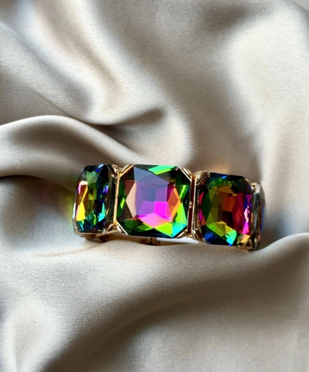 Statement armbånd med rhinsten