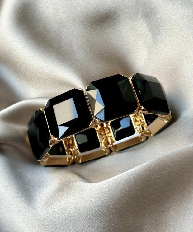 Statement armbånd med rhinsten