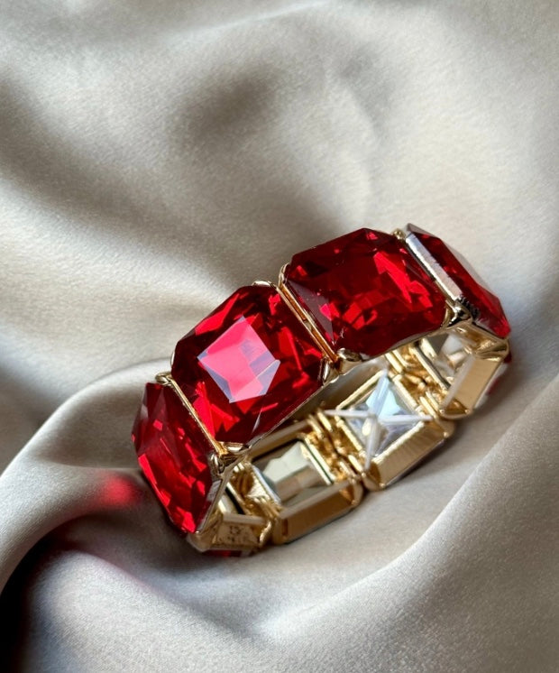 Statement armbånd med rhinsten