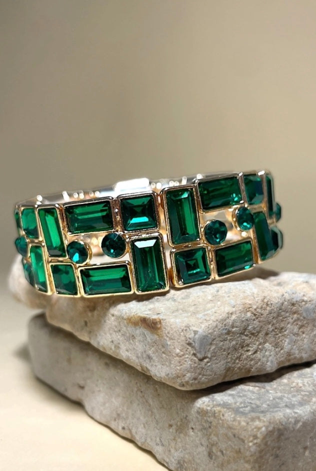 Statement armbånd med rhinsten