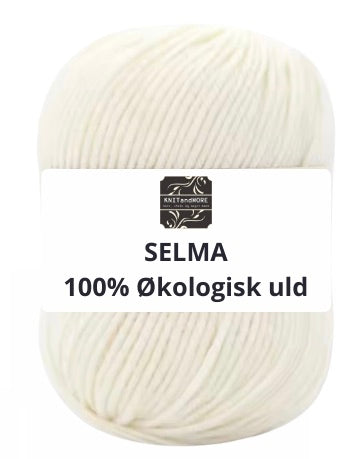 SELMA ekologiskt 100% ullgarn, vanilj