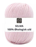 SELMA ekologiskt 100% ullgarn, blomma