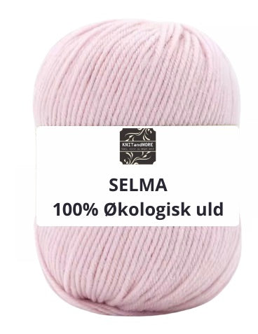 SELMA ekologiskt 100% ullgarn, blomma