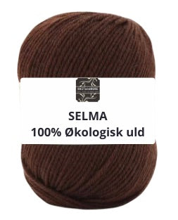 SELMA økologisk 100% uldgarn, cocoa