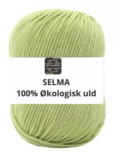 SELMA ekologiskt 100% ullgarn, ärta