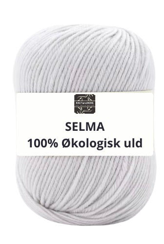 SELMA økologisk 100% uldgarn, cement