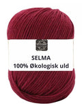 SELMA ekologiskt 100% ullgarn, pinot noir